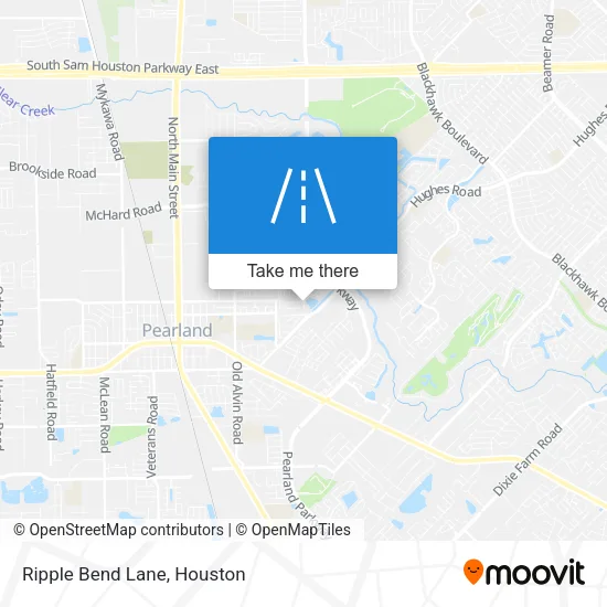 Ripple Bend Lane map