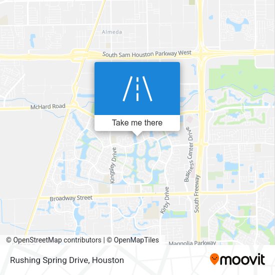 Rushing Spring Drive map