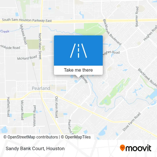 Sandy Bank Court map