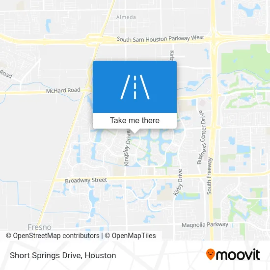 Short Springs Drive map