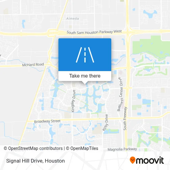 Signal Hill Drive map