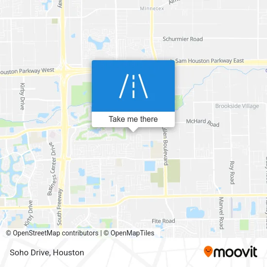 Soho Drive map