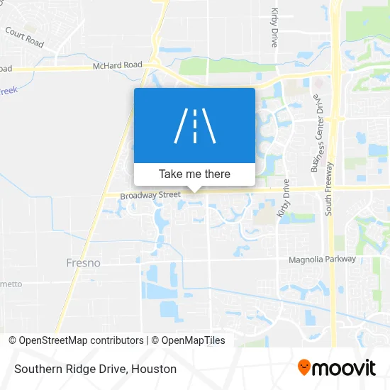 Southern Ridge Drive map