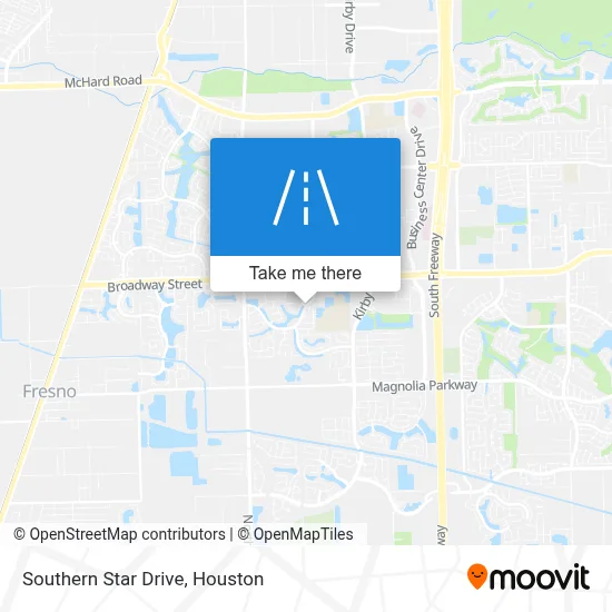 Southern Star Drive map