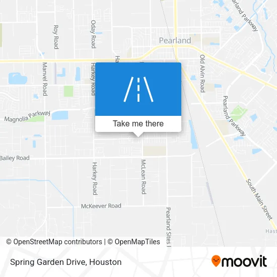 Spring Garden Drive map
