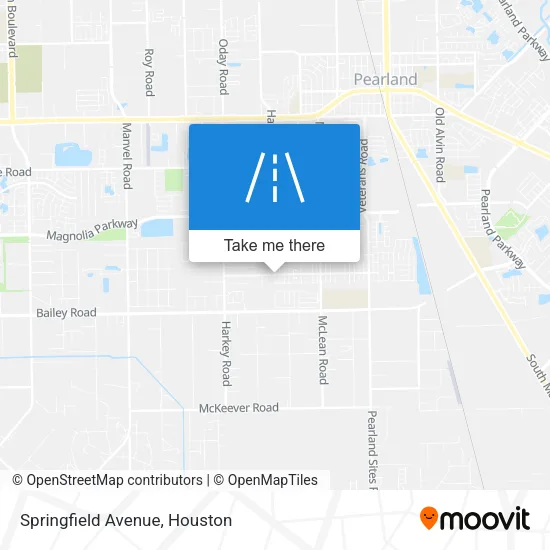 Springfield Avenue map