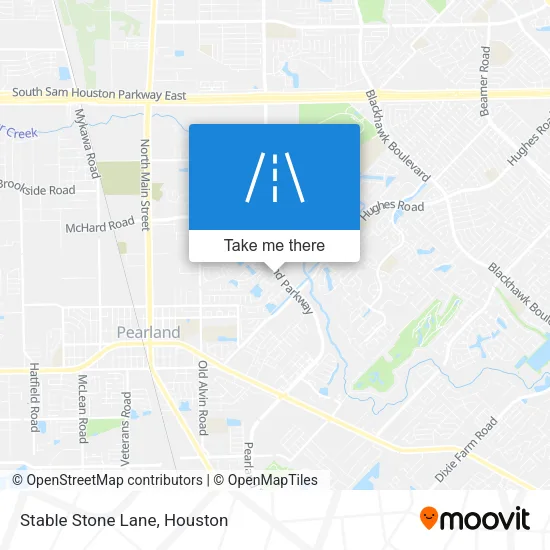 Stable Stone Lane map