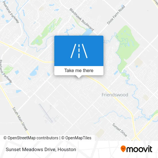 Sunset Meadows Drive map