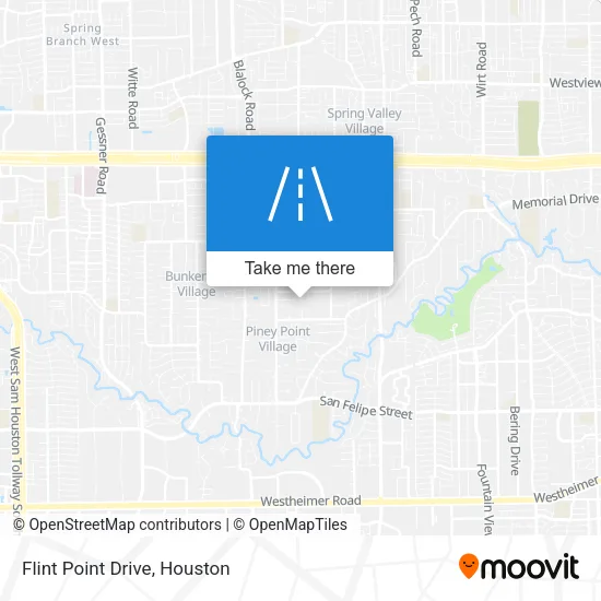 Flint Point Drive map