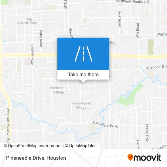 Pineneedle Drive map