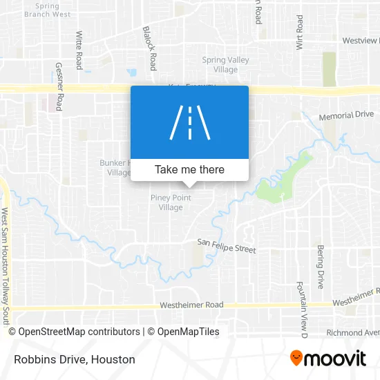 Robbins Drive map