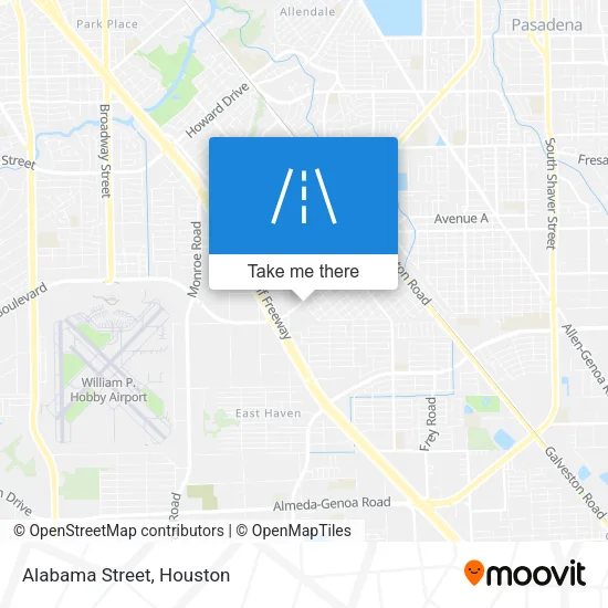 Alabama Street map