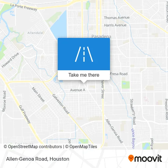 Allen-Genoa Road map