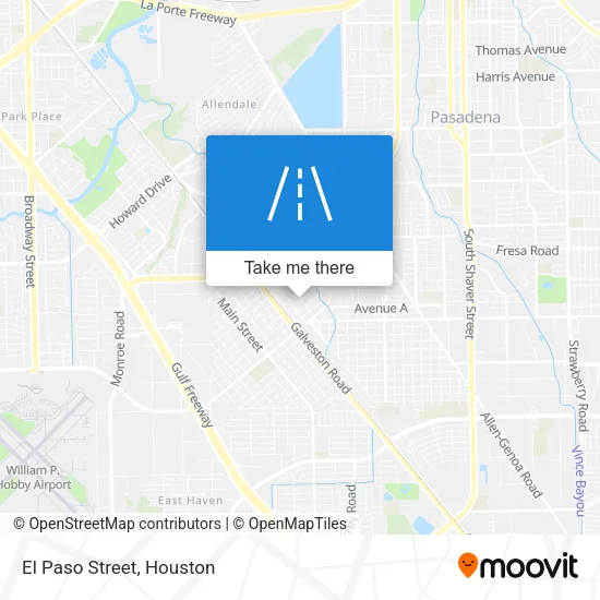 El Paso Street map