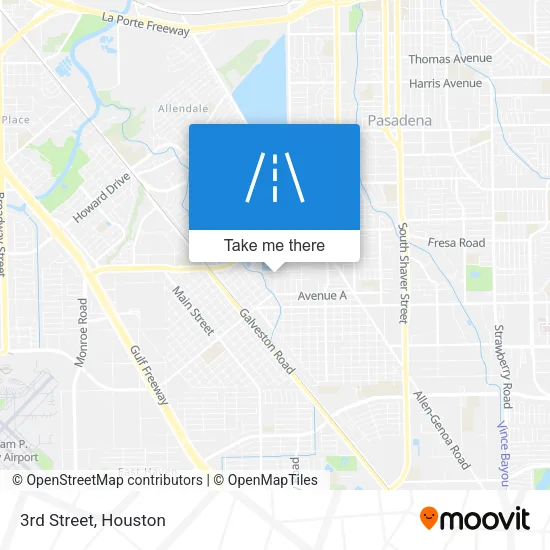 3rd Street map