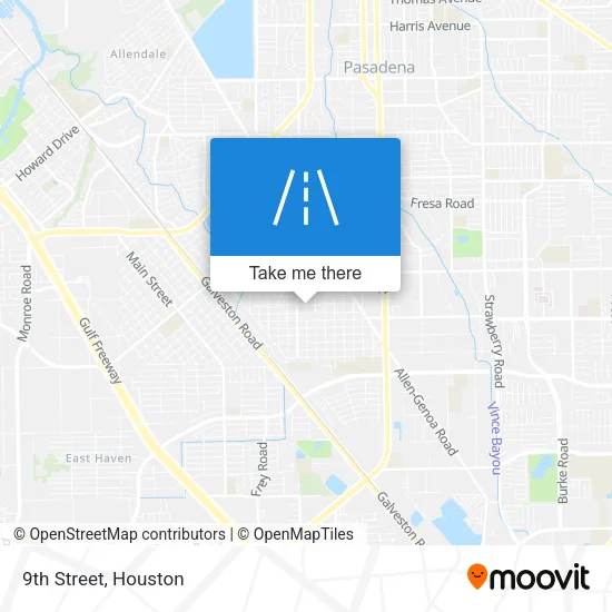 9th Street map