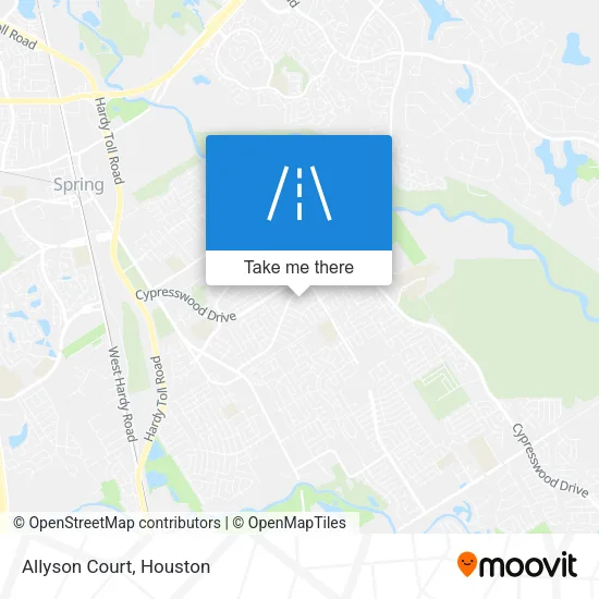Allyson Court map