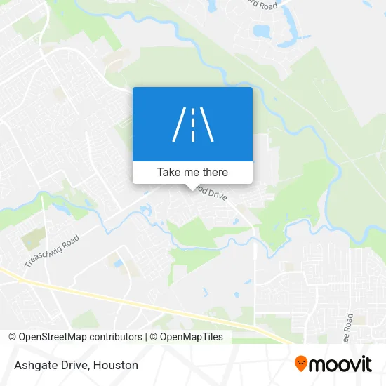 Ashgate Drive map