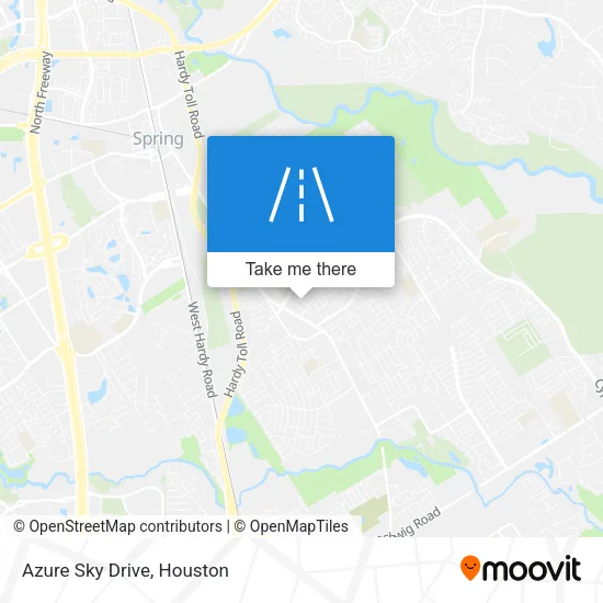 Azure Sky Drive map