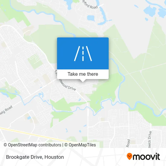 Brookgate Drive map