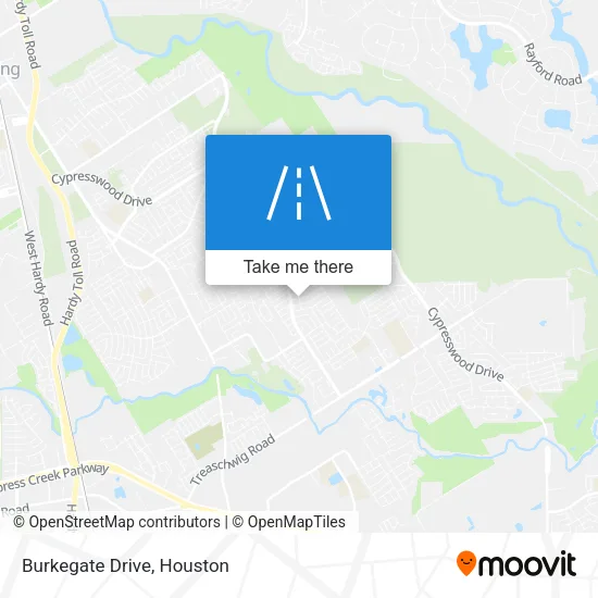 Burkegate Drive map