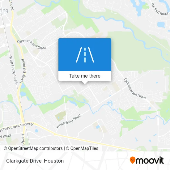 Clarkgate Drive map