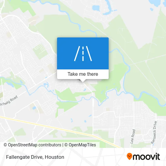 Fallengate Drive map