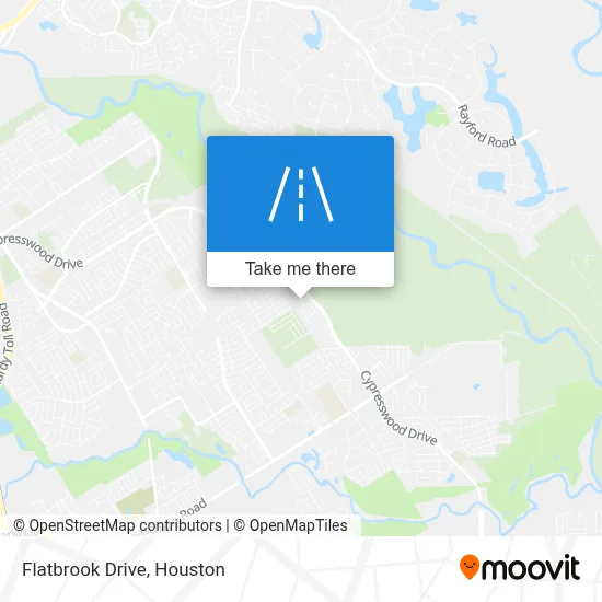 Flatbrook Drive map