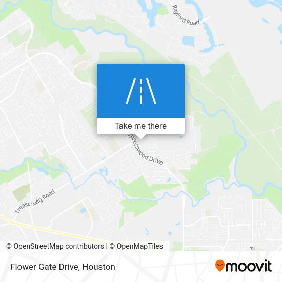 Flower Gate Drive map