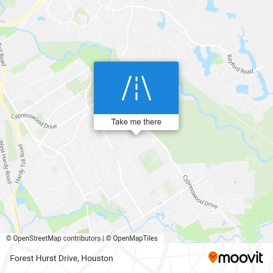 Forest Hurst Drive map