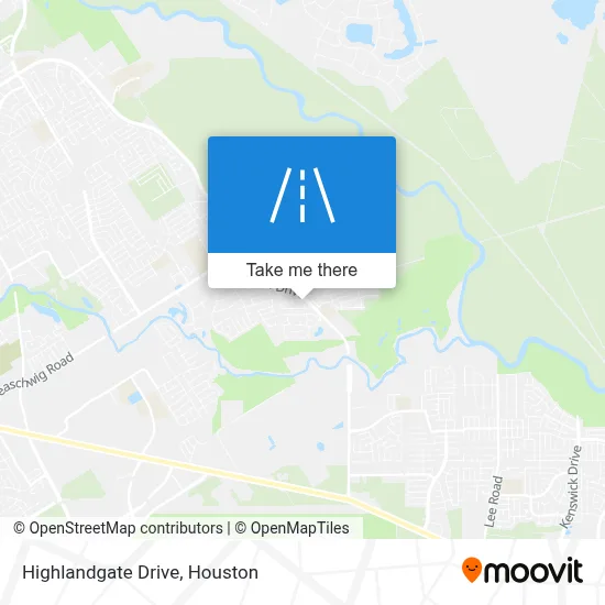 Highlandgate Drive map