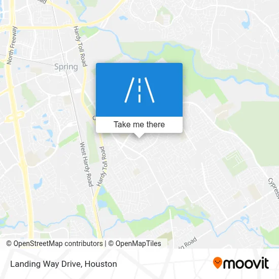 Landing Way Drive map