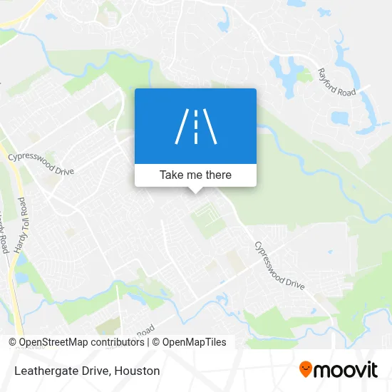 Leathergate Drive map