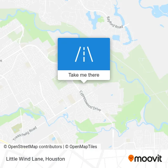 Little Wind Lane map