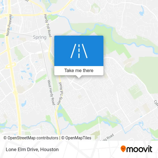 Lone Elm Drive map