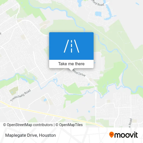 Maplegate Drive map