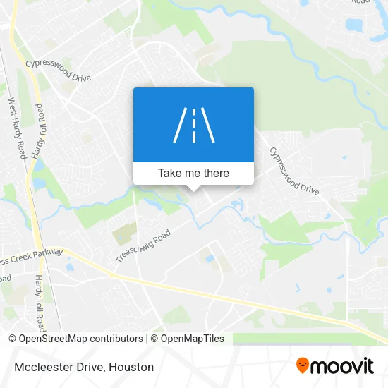 Mccleester Drive map