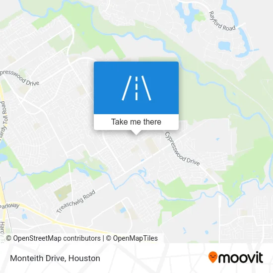 Monteith Drive map