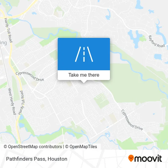 Pathfinders Pass map