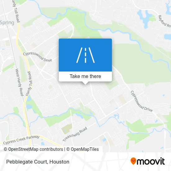 Pebblegate Court map