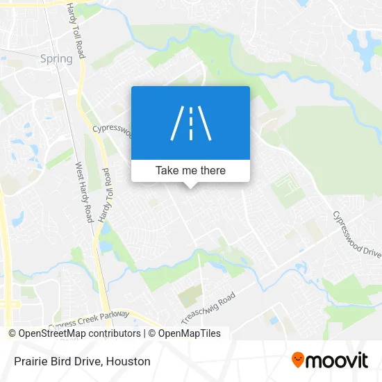 Prairie Bird Drive map