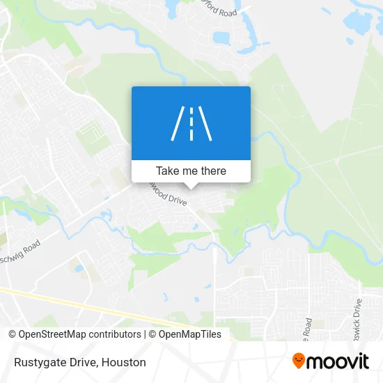 Rustygate Drive map