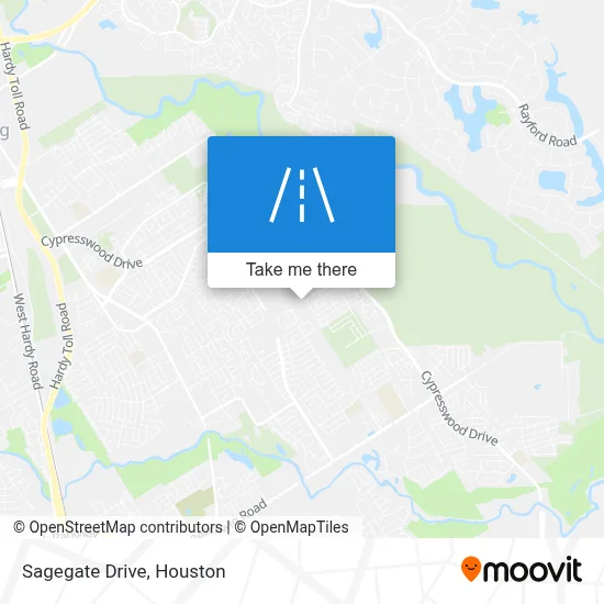 Sagegate Drive map