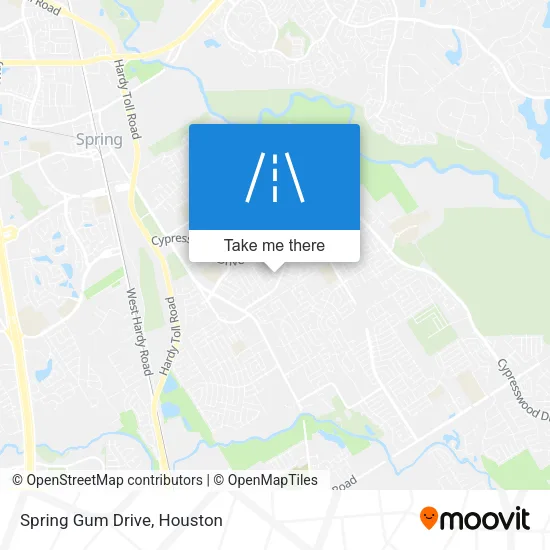 Spring Gum Drive map