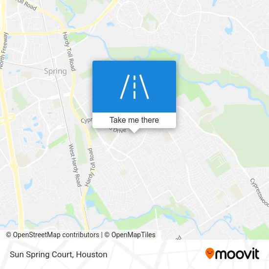 Sun Spring Court map