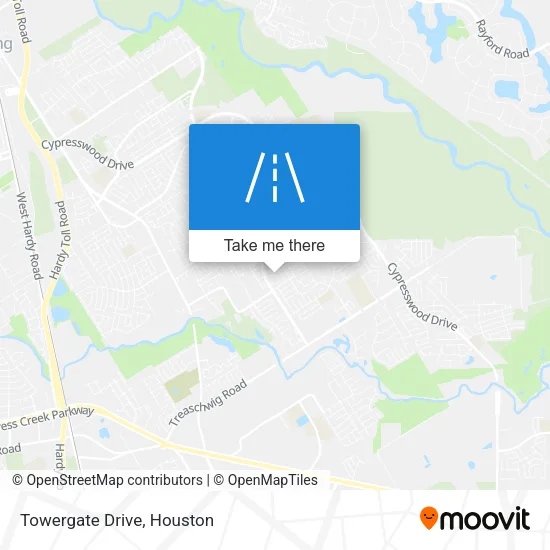 Towergate Drive map