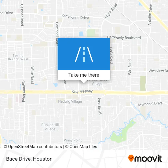 Bace Drive map