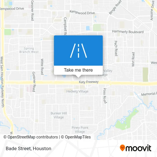 Bade Street map