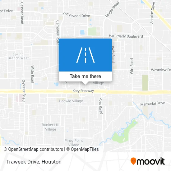 Traweek Drive map