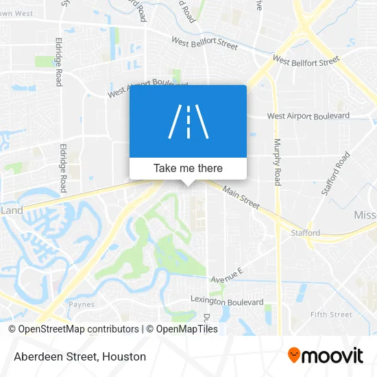 Aberdeen Street map